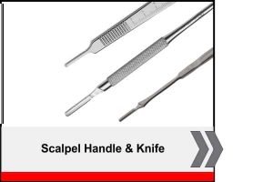 SCALPEL HANDLE AND KNIFE